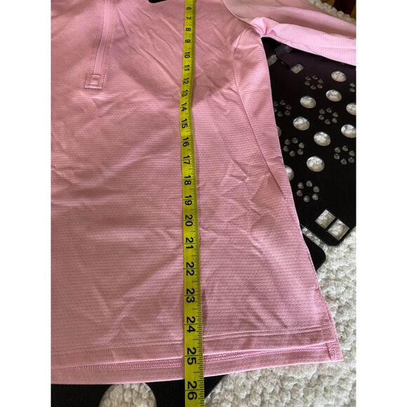 Nike Dri-FIT Pink Quarter-Zip Women’s Long Sleeve Training Top Size S - Picture 7 of 7